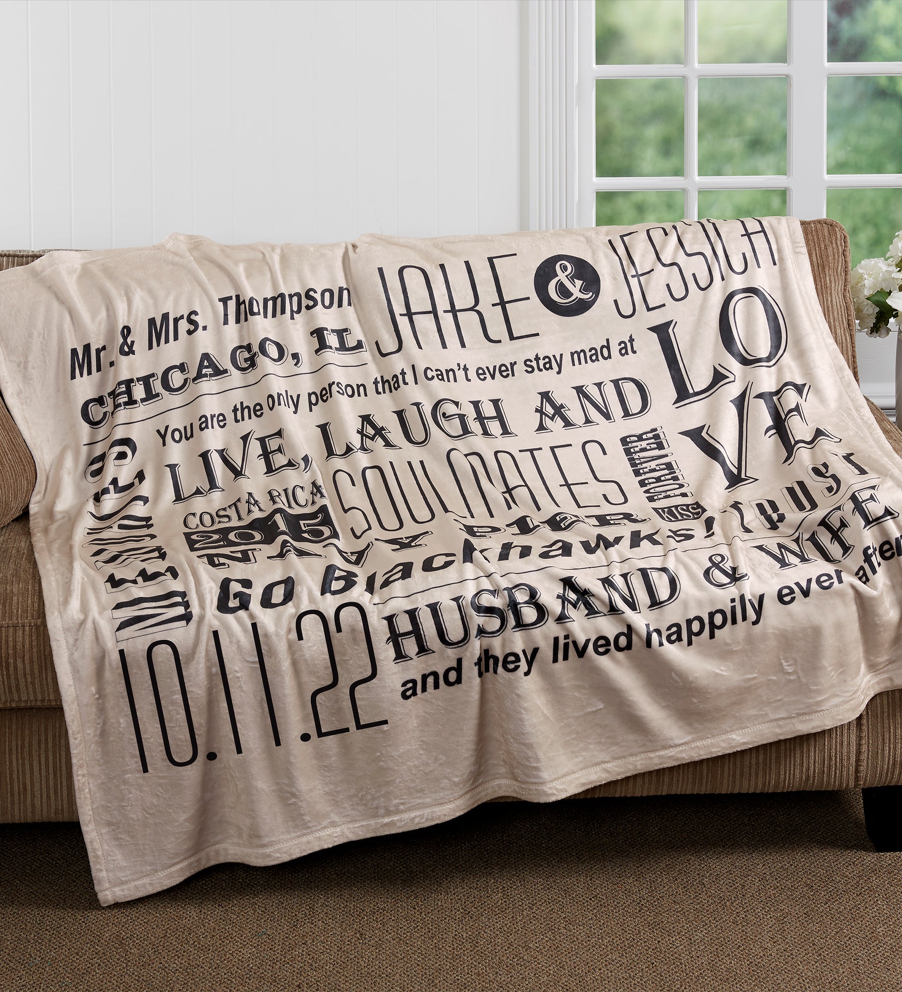 Our Life Together Personalized Blanket
